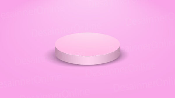desain background pink podium editable vector