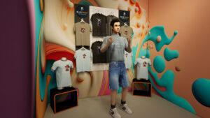 Desain Studio Live tampak samping kiri