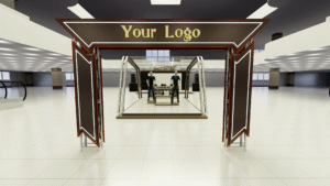 desain booth pameran